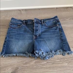 Express Midi High Rise Shorts Size 8